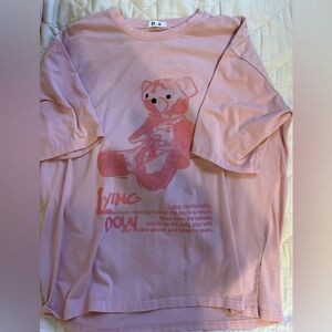 Cute bear vintage t shirt (M/L)